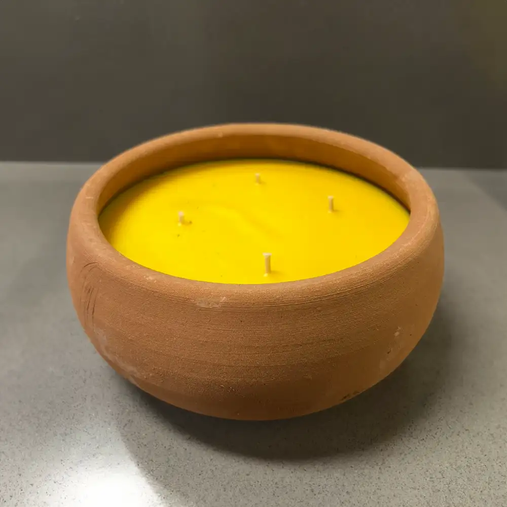 Vela en Contenedor - Linea Clasica - Citronela