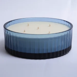 Vela en Contenedor - Linea Clasica - Lan azul - azul